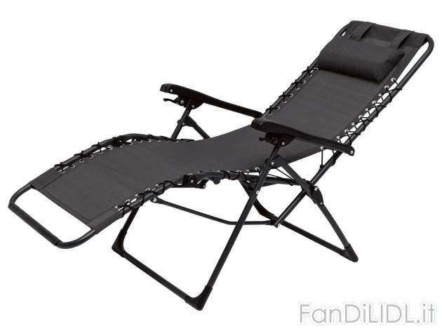 Sedia sdraio relax Livarno, prezzo 49.00 &#8364; 
Antracite 
- Posizioni di ...