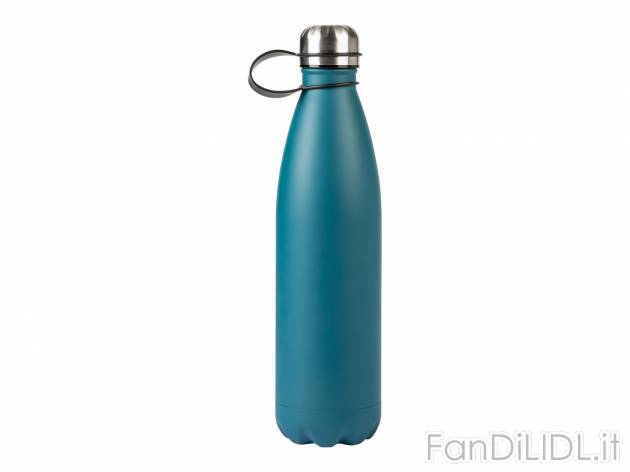 Borraccia termica Ernesto, prezzo 8.99 &#8364; 
1 l o 750 ml 
- Isolamento termico ...