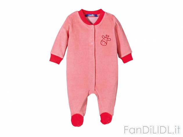 Pigiama intero da neonata , prezzo 5.99 &#8364; per Alla confezione