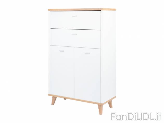 Mobiletto da bagno con 2 ante e 2 cassetti Livarno, prezzo 69.00 &#8364; 
- ...