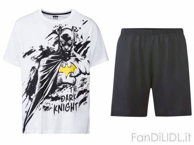Pigiama corto da uomo Transformers, Jurassic World, Batman Oeko-tex, prezzo 9.99 ...