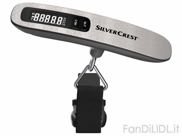 Bilancia per valigia Silvercrest, prezzo 6.99 &#8364; 
- Con funzione tara, ...