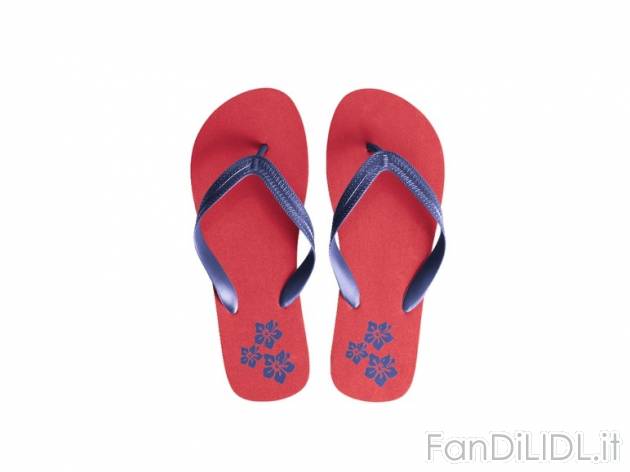 Infradito da donna , prezzo 2,99 &#8364; per Al paio 
- Suola leggera e flessibile ...