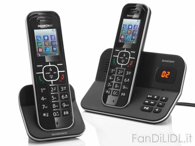 Telefono cordless con segreteria telefonica Silvercrest, prezzo 55,00 ? per Alla ...