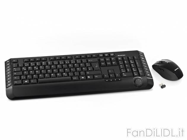 Set tastiera e mouse senza fili , prezzo 19,99 ? per Alla confezione 
- Con ricevitore ...
