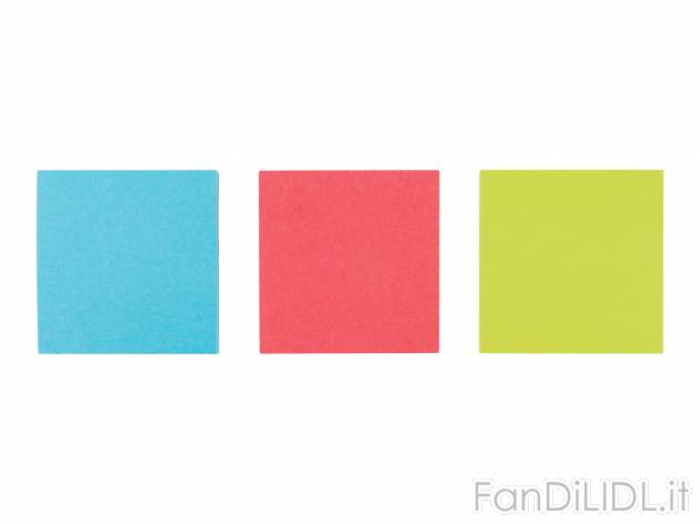 Post-it o Segnapagina Post-it, prezzo 1.99 &#8364;  
2, 3 o 5 pezzi
Caratteristiche