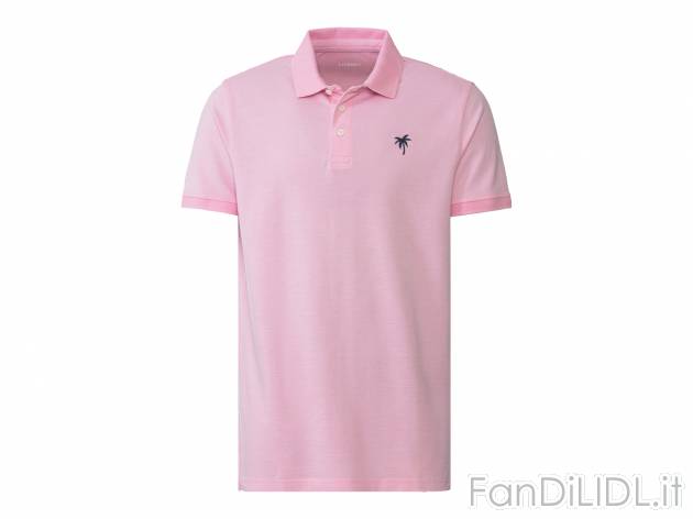 Polo slim fit da uomo Livergy, prezzo 7.99 &#8364; 
Misure: S-XL 
- 
Puro cotone
Taglie ...