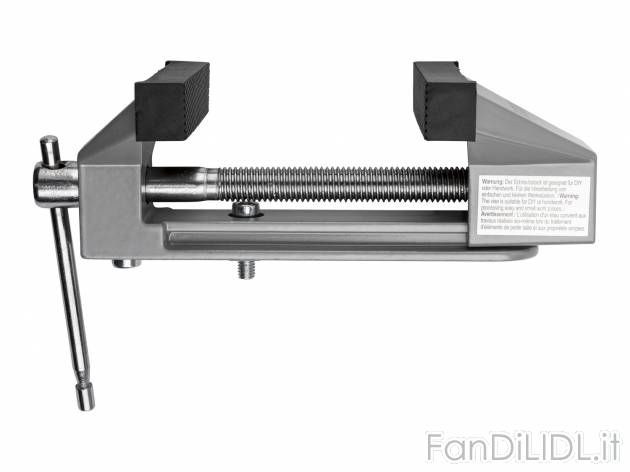 Morsa da banco Parkside, prezzo 12.99 &#8364; 
- Ruotabile e orientabile grazie ...