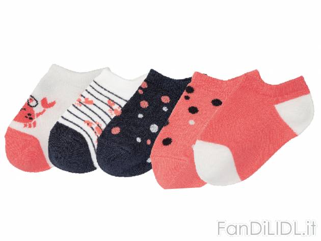 Calzini da bambina Lupilu-new, prezzo 3.49 &#8364; 
5 paia - Misure: 19-30 
- ...