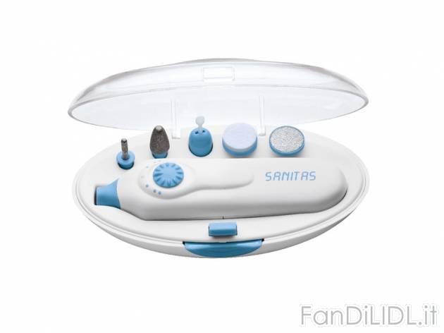 Set manicure-pedicure Sanitas, prezzo 7,99 &#8364; per Alla confezione 
- Inclusi ...