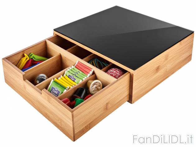 Box con cassetto organizer Ernesto, prezzo 11.99 &#8364; 
- Con superficie superiore ...