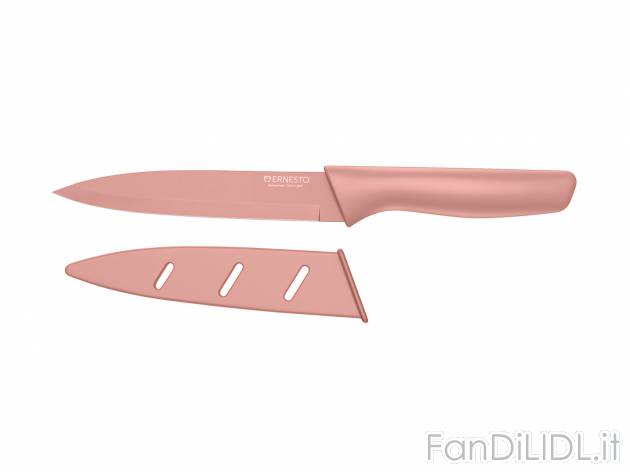 Coltello da cucina Ernesto, prezzo 1.99 &#8364; 
- Lama in acciaio con rivestimento ...
