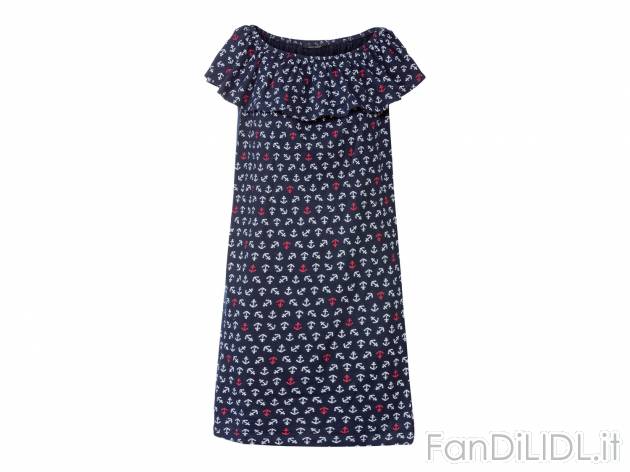 Vestito corto da donna Esmara, prezzo 8.99 &#8364; 
Misure: S-L 
- Puro cotone
Caratteristiche

- ...