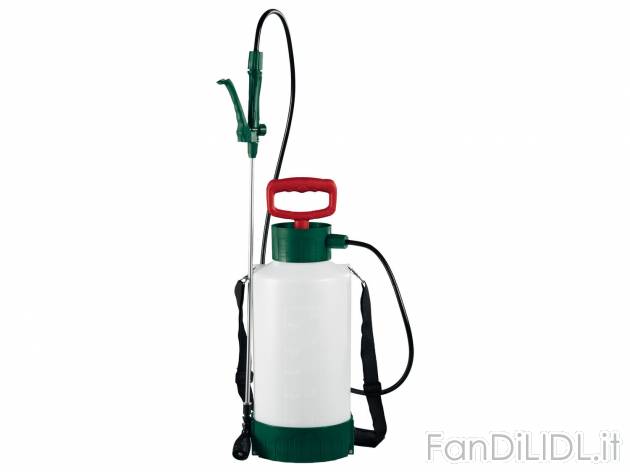 Spruzzatore manuale a pressione Parkside, prezzo 17.99 &#8364; 
5 L 
- Ugello ...