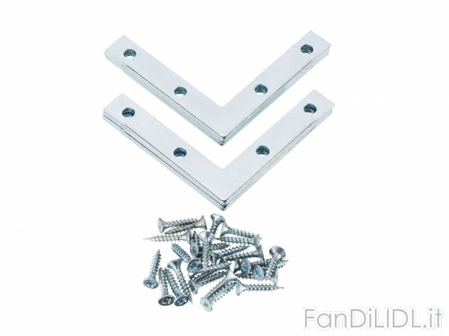 Set staffe angolari o piatte , prezzo 1.99 &#8364; per Al set 
- A scelta fra ...