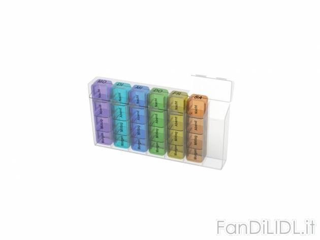 Portapillole settimanale , prezzo 2.99 &#8364; 
- 7 scatolette da luned&igrave; ...