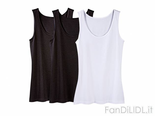 Canotta da donna , prezzo 7.99 &#8364; per Alla confezione 
-  3 pezzi