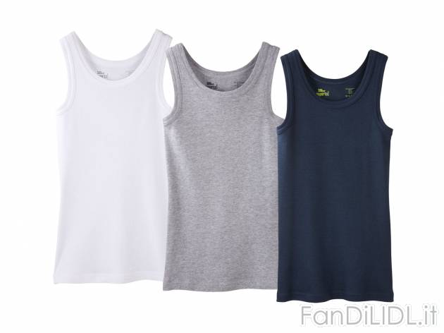 Canotta da bambino , prezzo 5.99 &#8364; per Alla confezione 
-  3 pezzi