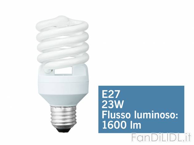 Lampadina a spirale a risparmio energetico , prezzo 2.99 &#8364; per Alla confezione ...