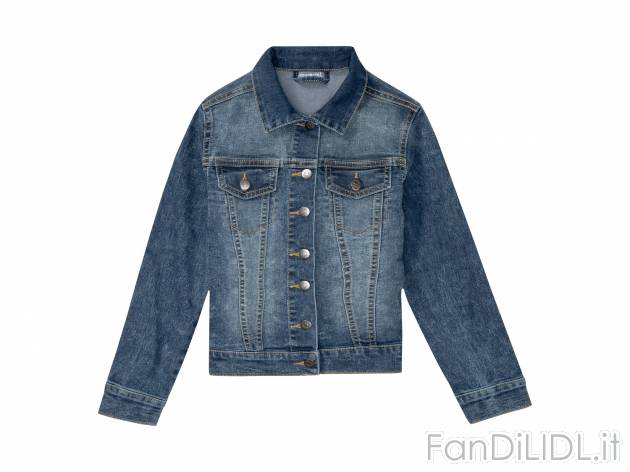 Giubbino in jeans da bambina Pepperts_nero, prezzo 12.99 &#8364; 
Misure: 6-14 ...