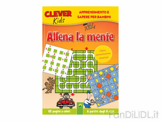 Libro di attività per bambini , prezzo 3.49 &#8364;  
-  In vari assortimenti