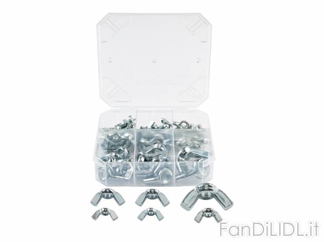 Set minuteria Parkside, prezzo 3.99 &#8364; 
- Set viti senza testa: 100 pezzi
- ...