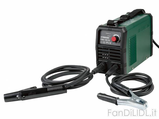 Saldatrice Inverter Parkside, prezzo 89.00 &#8364; 
- Per una saldatura ad arco ...