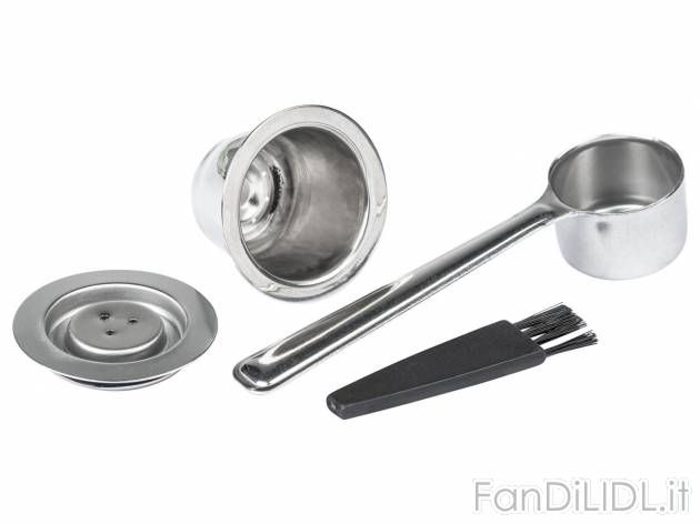 Set con capsule riutilizzabili per caffè Ernesto, prezzo 4.99 &#8364; 
Buone ...