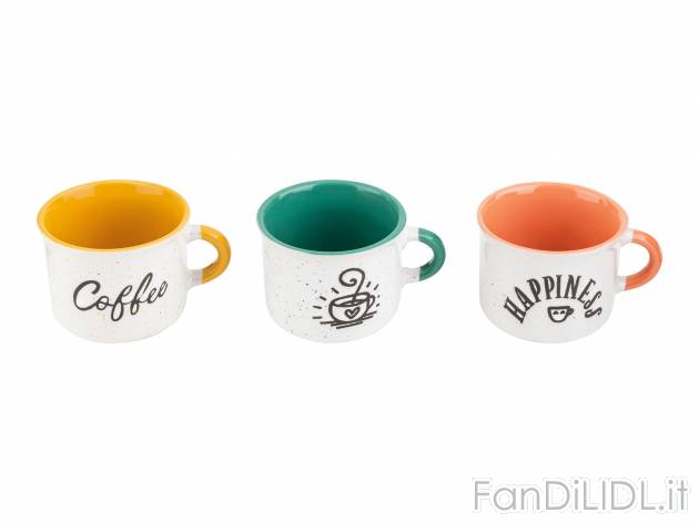 Set tazzine Tognana_1, prezzo 3.99 &#8364; 
3 pezzi 
- Dipinte a mano
- 100 ...