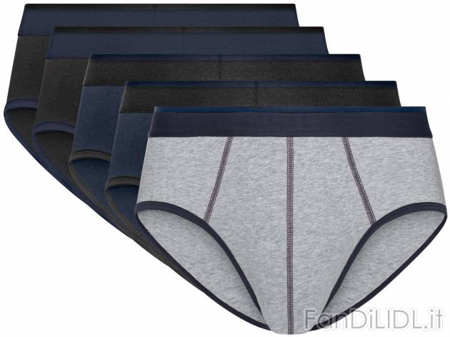 Slip da uomo Livergy, prezzo 9.99 &#8364; 
5 pezzi - Misure: M-XL
Taglie disponibili

Caratteristiche

- ...
