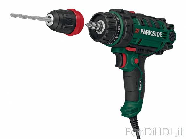 Trapano avvitatore Parkside, prezzo 29.99 &#8364; 
- Motore con trasmissione ...