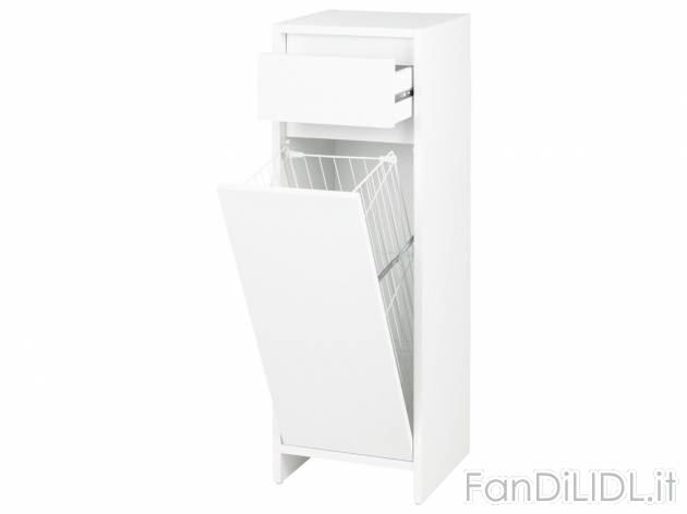 Mobiletto da bagno con cesto portabiancheria Livarno, prezzo 59.00 &#8364; 
- ...