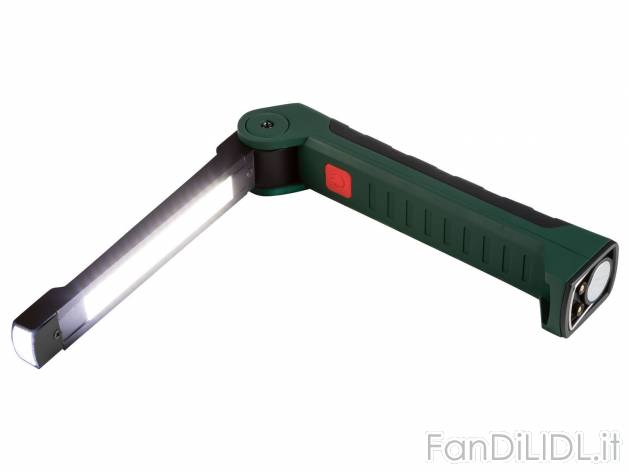 Lampada da lavoro ricaricabile Parkside, prezzo 12.99 &#8364; 
- Corpo pieghevole ...
