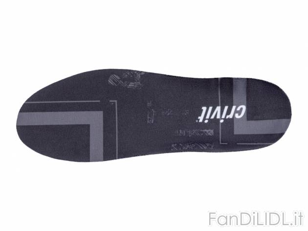Solette anatomiche Crivit, prezzo 4.99 &#8364; 
Misure: 36-45 
- I pad in gel ...