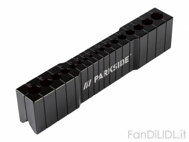 Sagoma di foratura Parkside, prezzo 8.99 &#8364; 
- Linea mediana marcata per ...