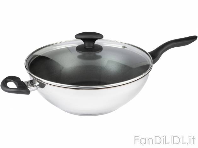 Padella o pentola Wok Ernesto, prezzo 39.99 &#8364; 
Ø 32 cm 
- Coperchio in ...