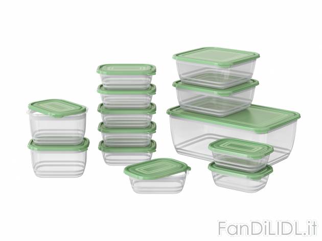 Set contenitori salvafreschezza Ernesto, prezzo 12.99 &#8364; 
13 pezzi 
- Per ...