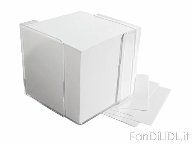 Cubo portafoglietti, 800 fogli United Office, prezzo 1,99 &#8364; per Alla confezione ...