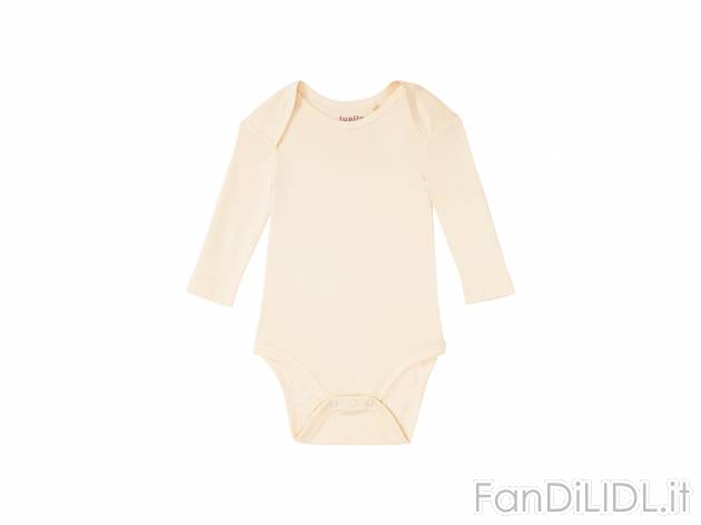 Body a manica lunga da neonato Lupilu-new, prezzo 4.99 &#8364; 
2 pezzi - Misure: ...