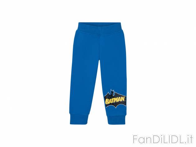 Pantaloni sportivi da bambino Sam il Pompiere, Paw Patrol, Batman Oeko-tex, prezzo ...