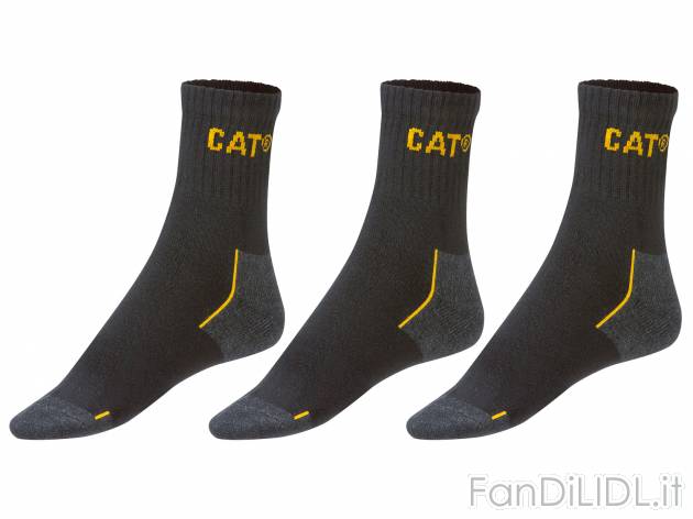 Calze da lavoro per uomo Cat, prezzo 4.99 &#8364; 
3 paia - Misure: 39-50
Taglie ...