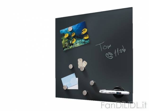 Lavagna magnetica in vetro United Office, prezzo 9,99 &#8364; per Alla confezione ...