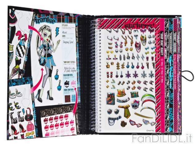 Album con sticker o set sagome da disegno 