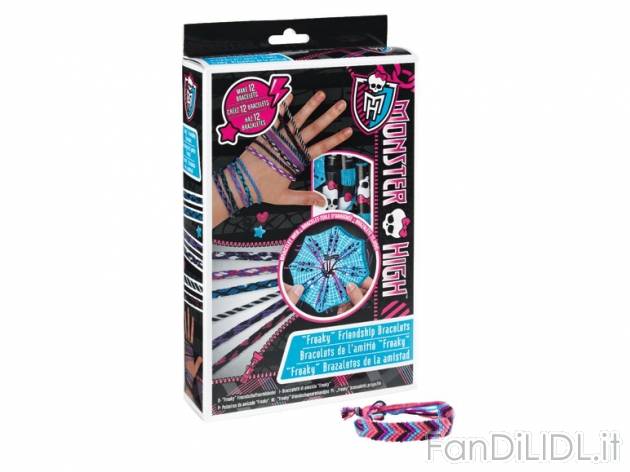 Kit crea braccialetti , prezzo 7,99 &#8364; per Alla confezione 
- 10 matasse ...