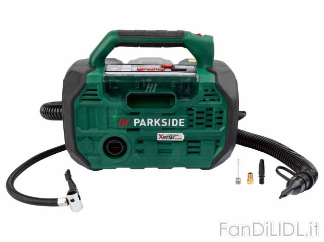 Pompa e compressore ricaricabile Parkside, prezzo 29.99 &#8364; 
Prodotto della ...