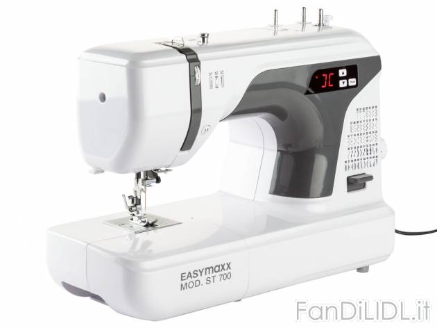 Macchina da cucire digitale Easymaxx MOd. st 700, prezzo 199.00 € 
- Con 50 punti ...
