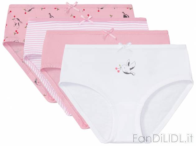 Slip da bambina Lupilu-new, prezzo 5.99 € 
4 pezzi - Misure: 1-6 anni 
- Puro ...