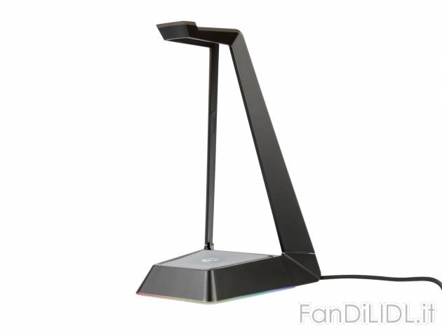 Supporto per cuffie gaming con illuminazione Silvercrest, prezzo 19.99 &#8364; ...
