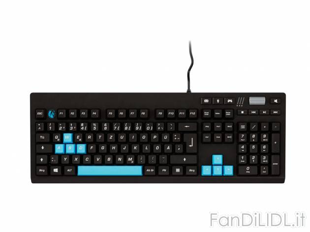Set mouse, tastiera e tappetino per gaming Silvercrest, prezzo 39.99 &#8364; ...