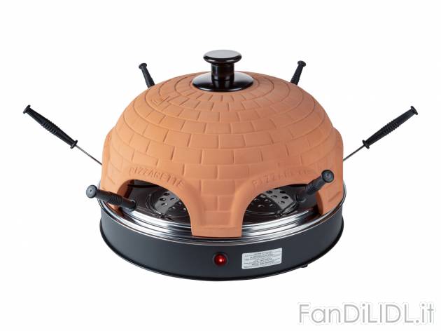 Fornetto per pizza Emerio, prezzo 79.00 &#8364; 
Per 6 pizzette 
- Per cuocere ...